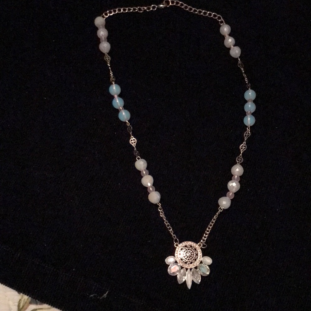 Iridescent opal beads. Home made